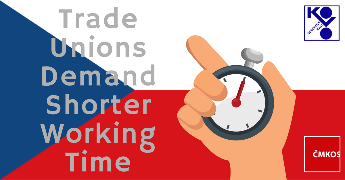 Trade Unions Demand Shorter Working Time in Czech Republic